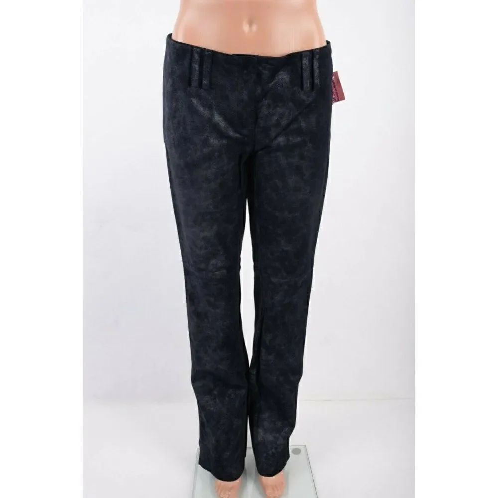 Laundry Shelli Segal Womens Leather Pants Sz 4